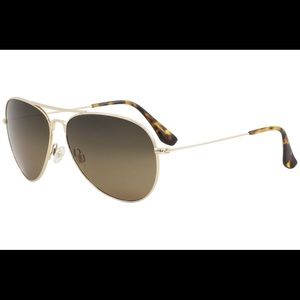 Maui Jim Maverick Aviator in Gold/Bronze Lens
